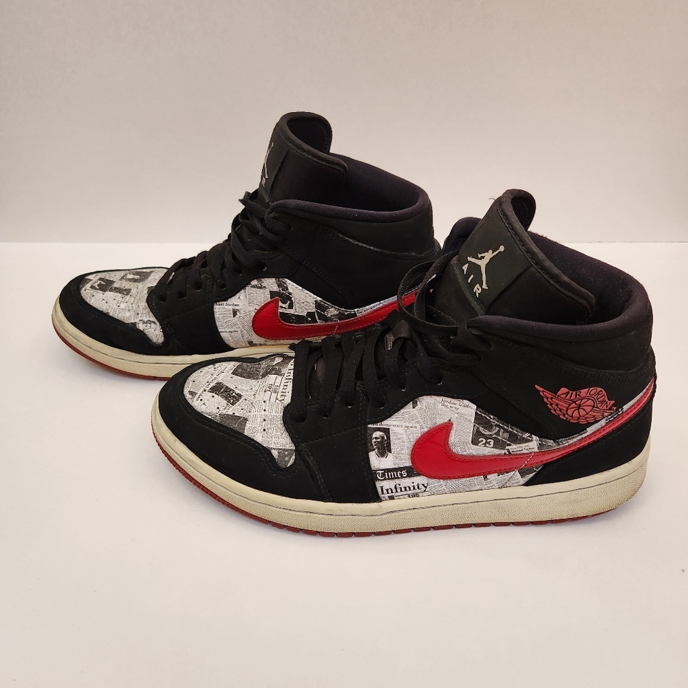 Nike Air Jordan 1 Mid Newspaper Air